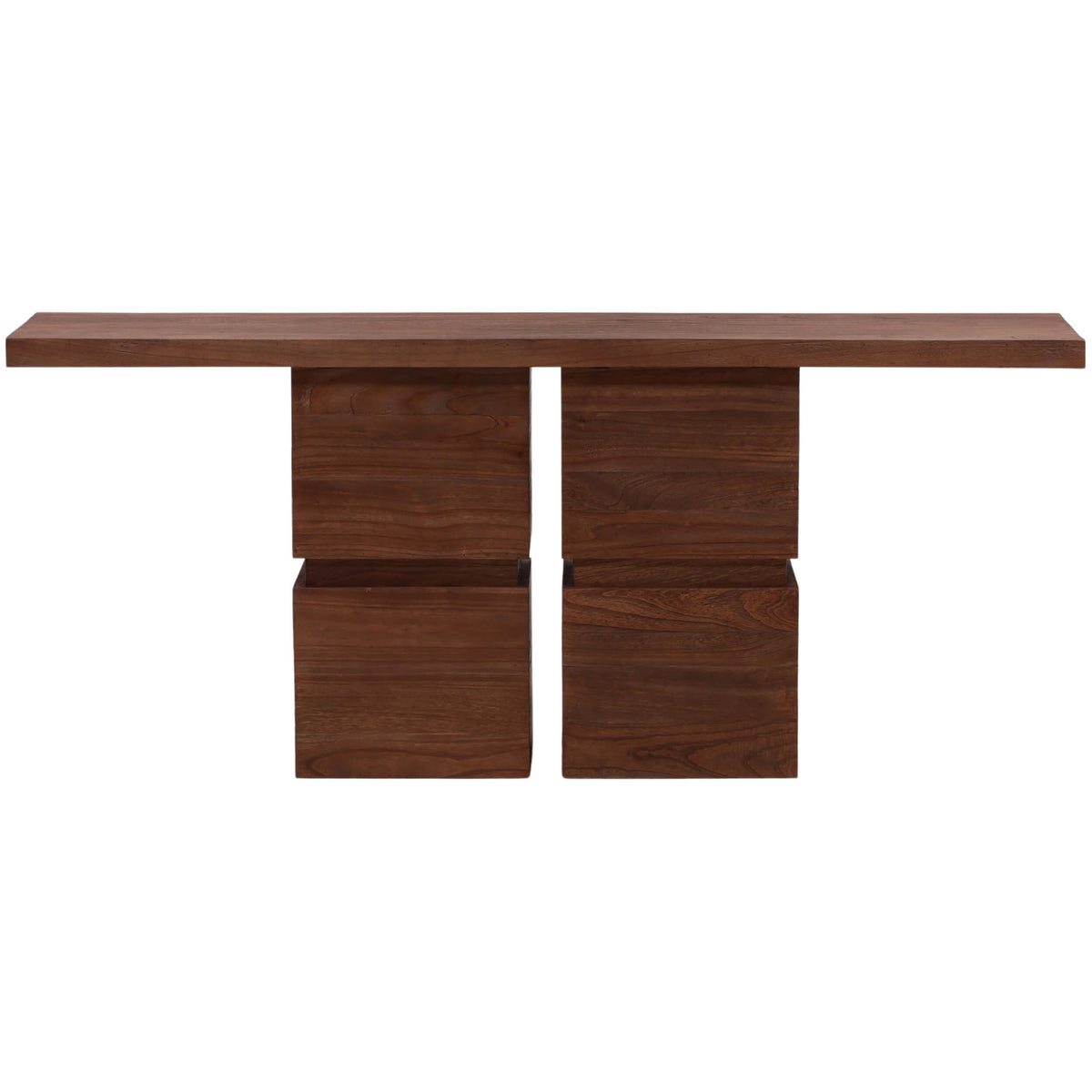 Jena Console Table, Brown by Dovetail at Eve Furniture