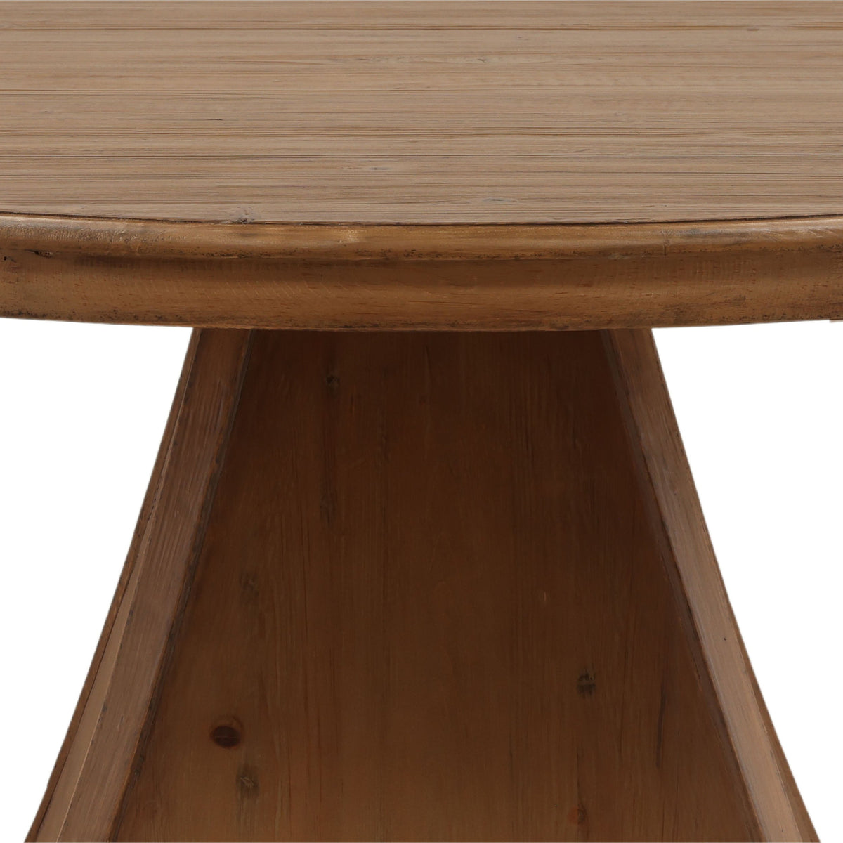 Zoie Dining Table, Brown Wash by Dovetail at Eve Furniture