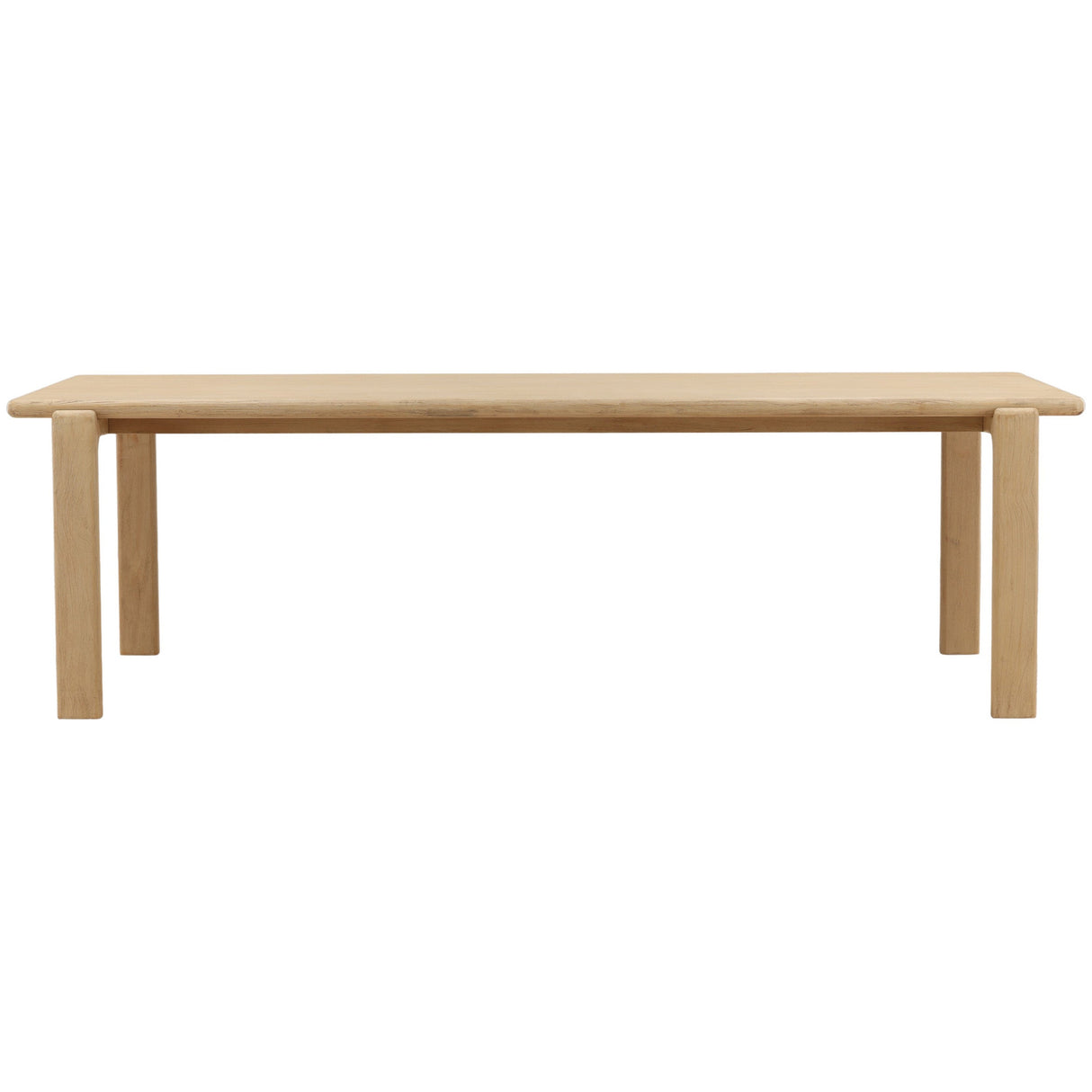 Zulema Dining Table, Light Natural by Dovetail at Eve Furniture