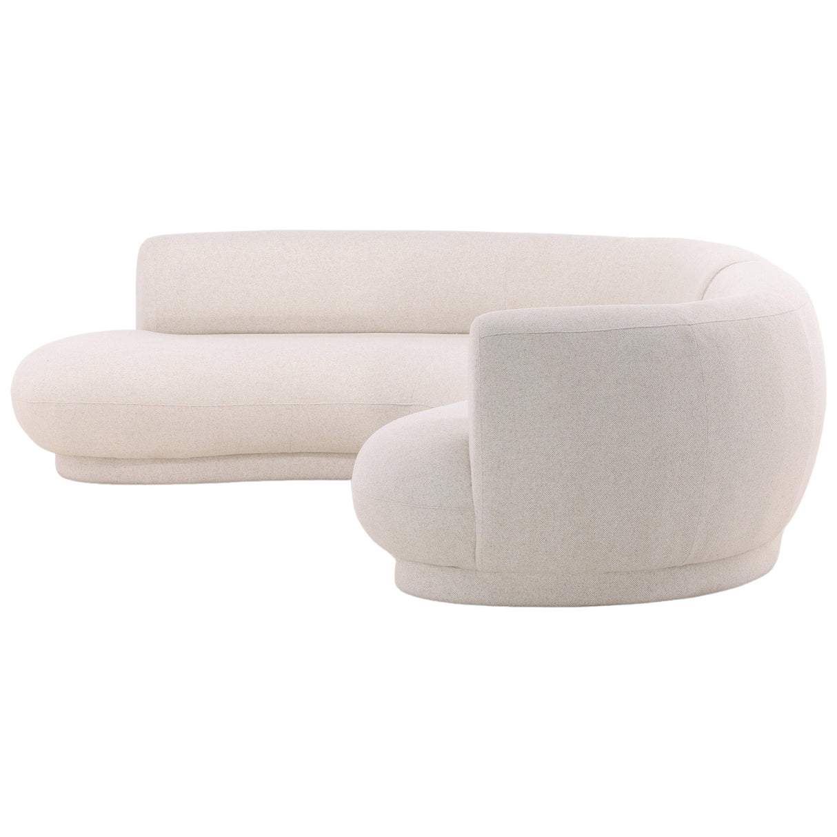 Lake Chaise Sectional, Cream