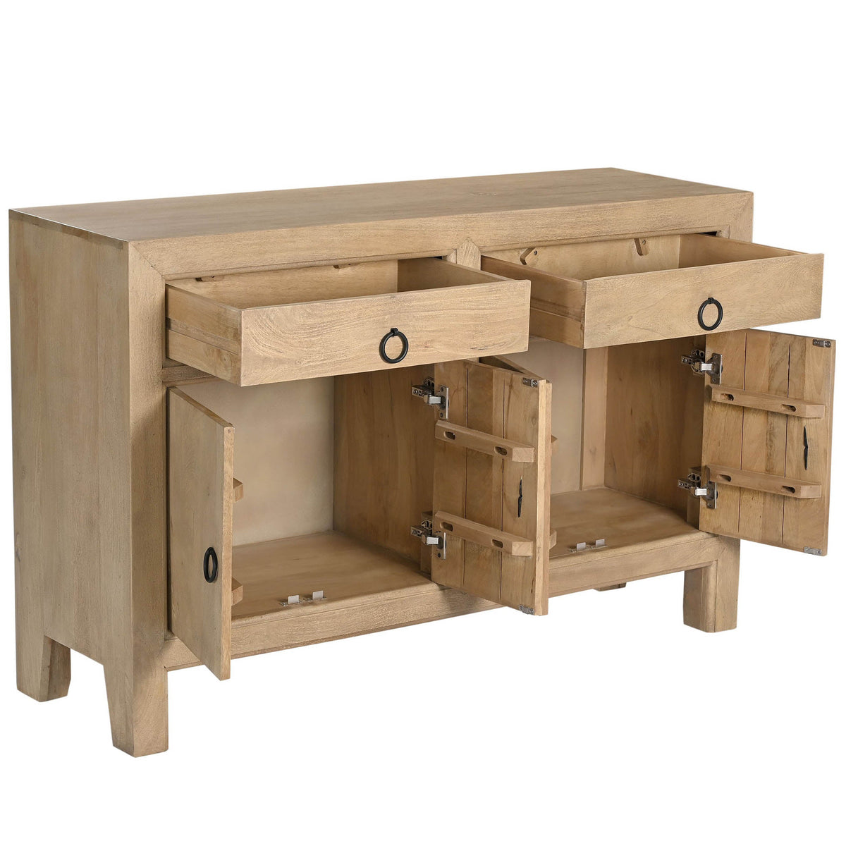 Caledon Sideboard, Natural by Dovetail at Eve Furniture