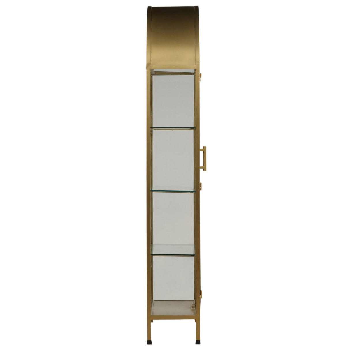 Viridian Cabinet, Brass by Dovetail at Eve Furniture