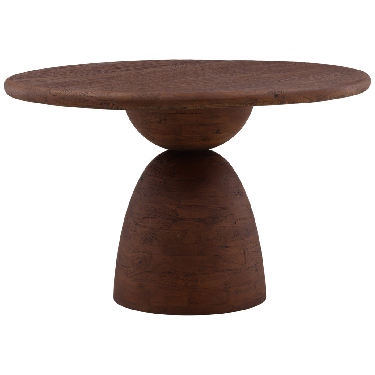 Amberlyn Round Dining Table, Brown by Dovetail at Eve Furniture