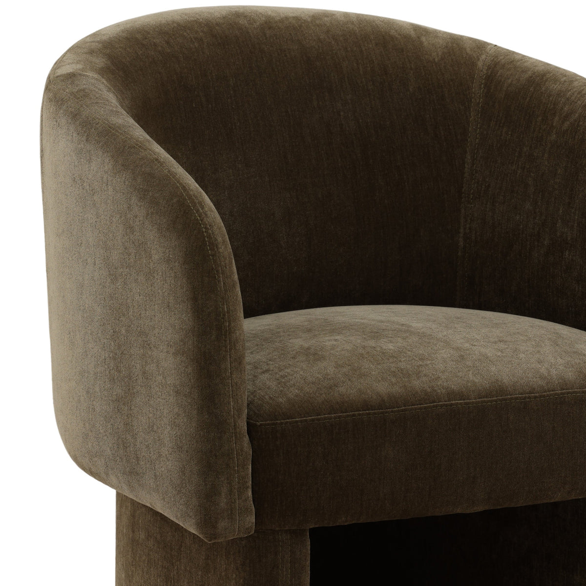 Ynes Dining Chair, Olive by Dovetail at Eve Furniture