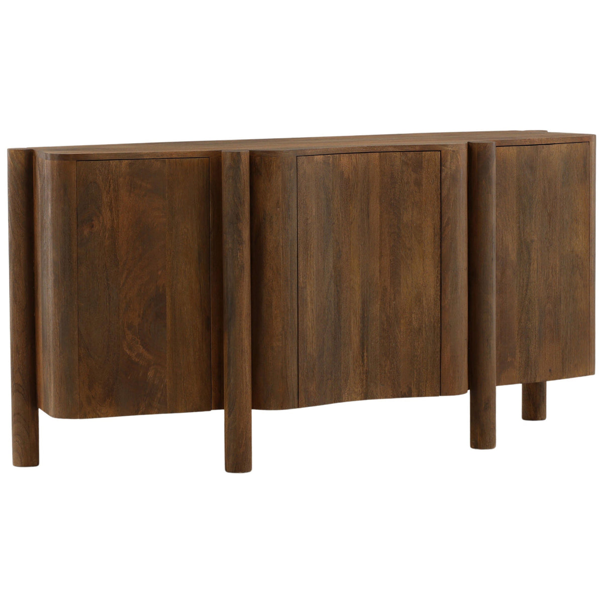 Saren Sideboard, Dark Brown by Dovetail at Eve Furniture