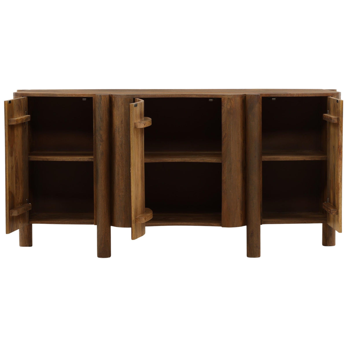 Saren Sideboard, Dark Brown by Dovetail at Eve Furniture