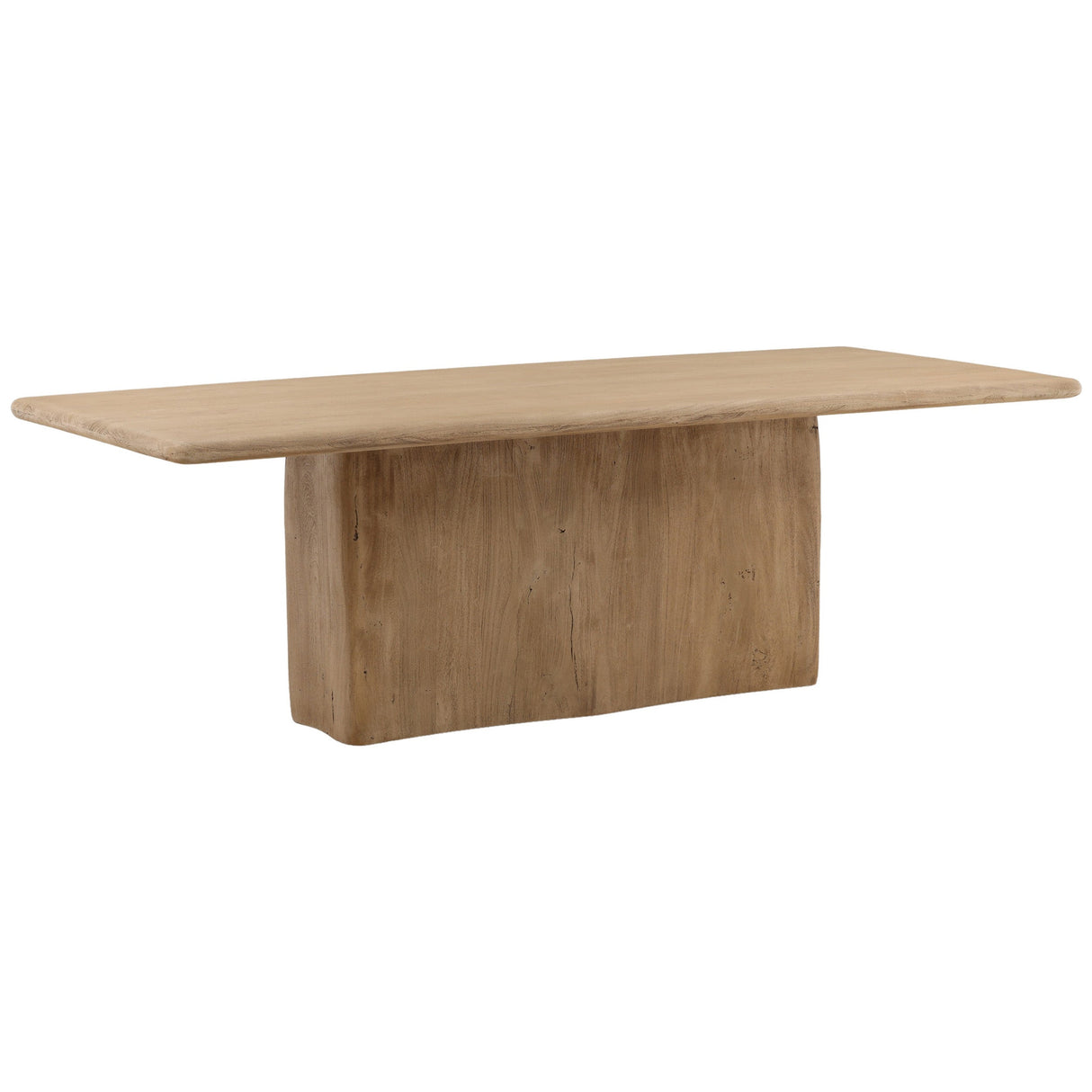 Calloway Dining Table, Light Weathered Natural by Dovetail at Eve Furniture