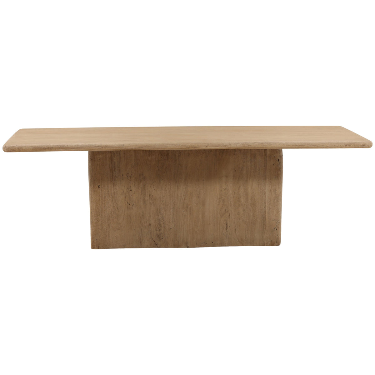 Calloway Dining Table, Light Weathered Natural by Dovetail at Eve Furniture