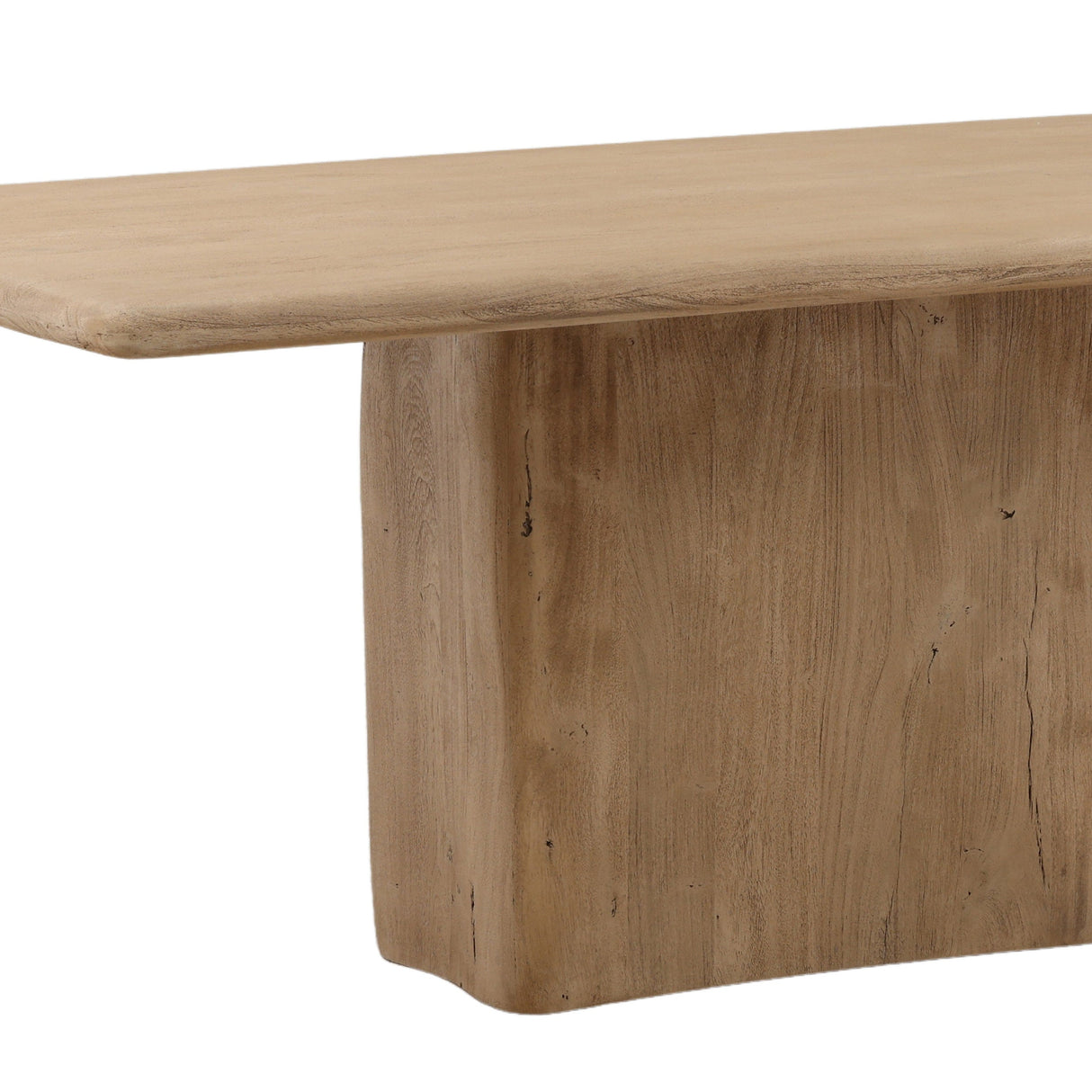 Calloway Dining Table, Light Weathered Natural by Dovetail at Eve Furniture