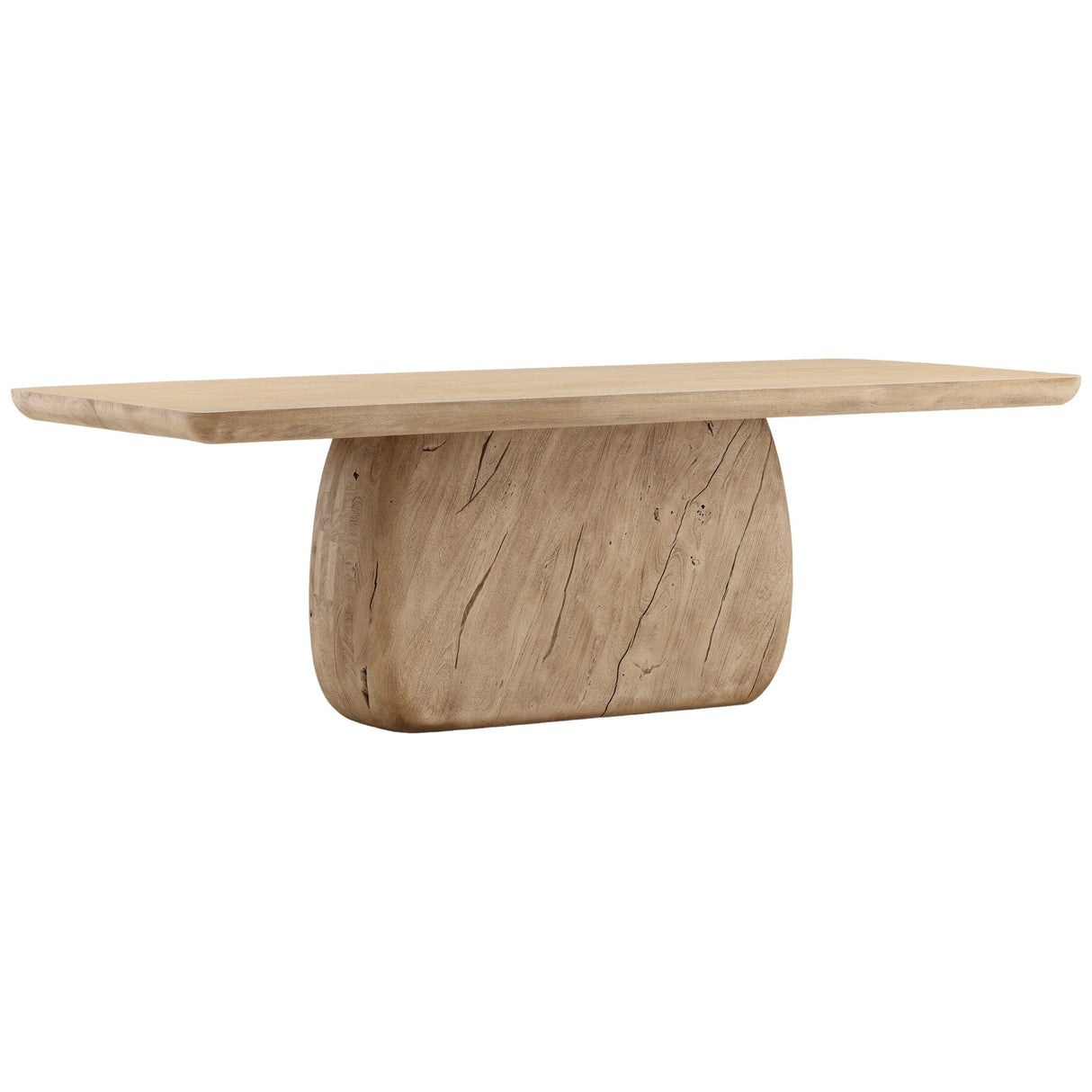 Nexus Dining Table, Light Weathered Natural by Dovetail at Eve Furniture