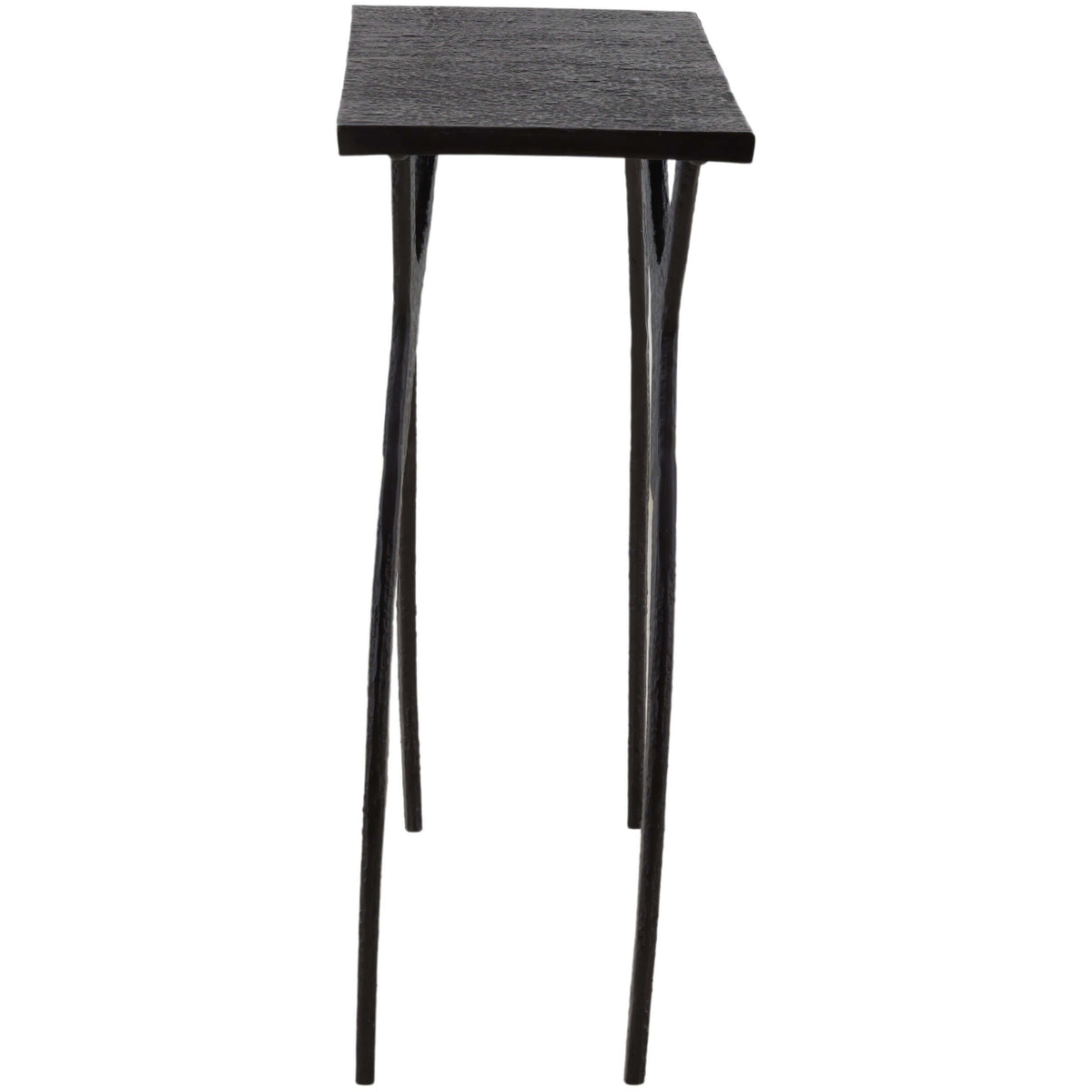 Bastien Console Table, Black by Dovetail at Eve Furniture