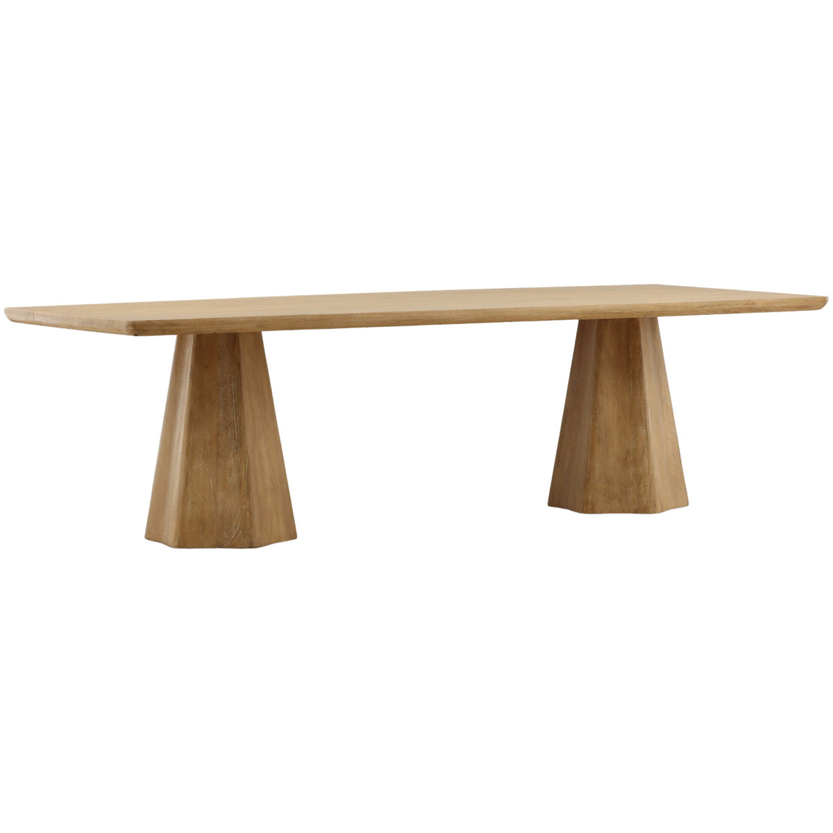 Traverly Dining Table, Light Natural by Dovetail at Eve Furniture