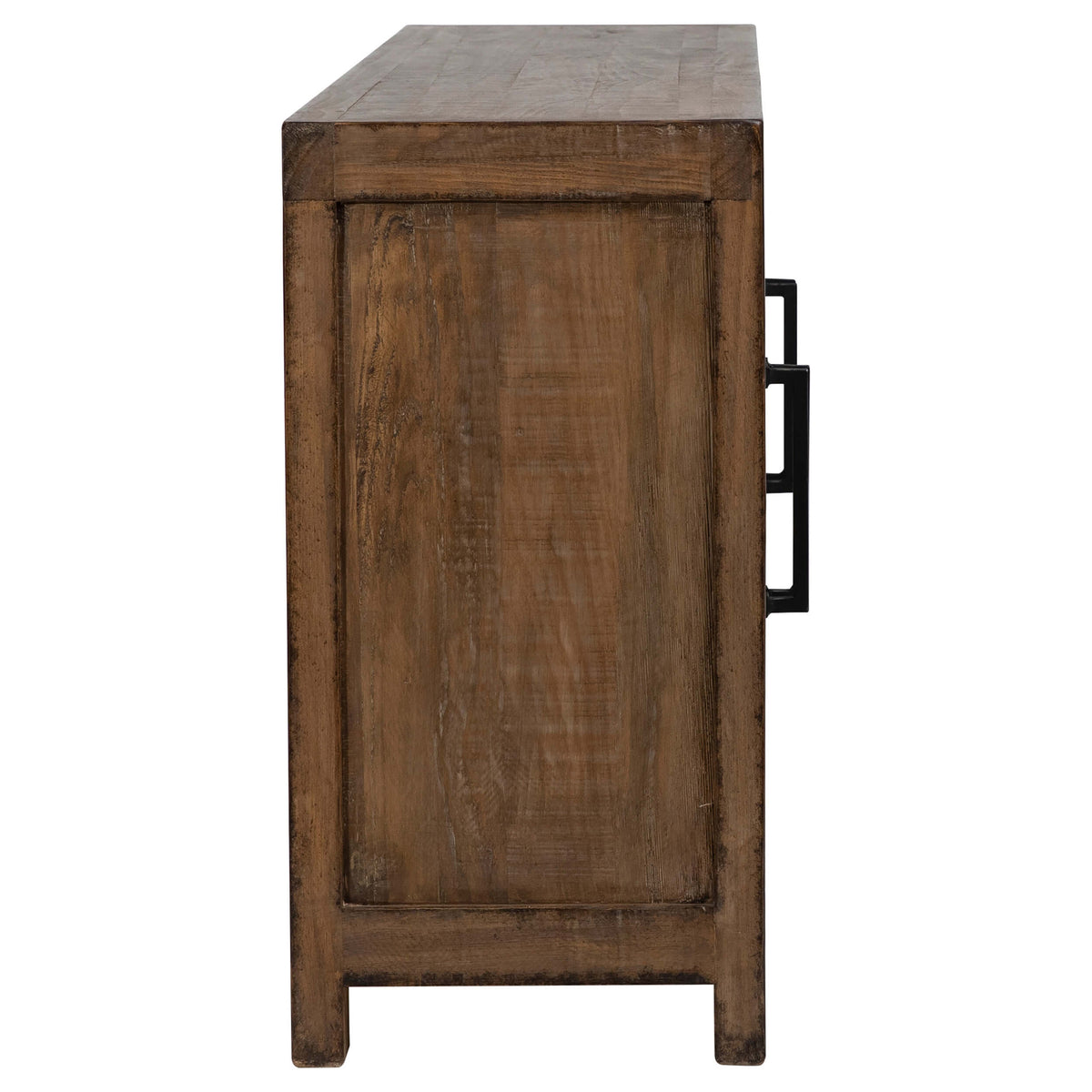 Merwin 4 Door Sideboard, Medium Brown by Dovetail at Eve Furniture