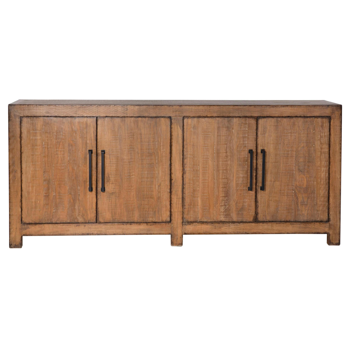 Merwin 4 Door Sideboard, Medium Brown by Dovetail at Eve Furniture