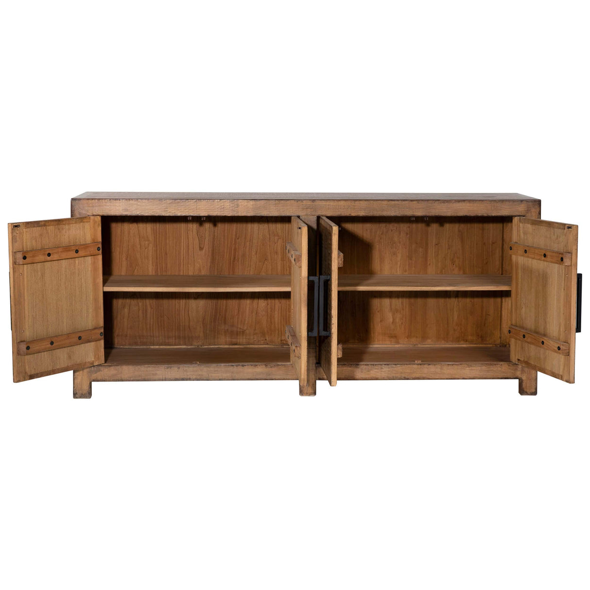 Merwin 4 Door Sideboard, Medium Brown by Dovetail at Eve Furniture