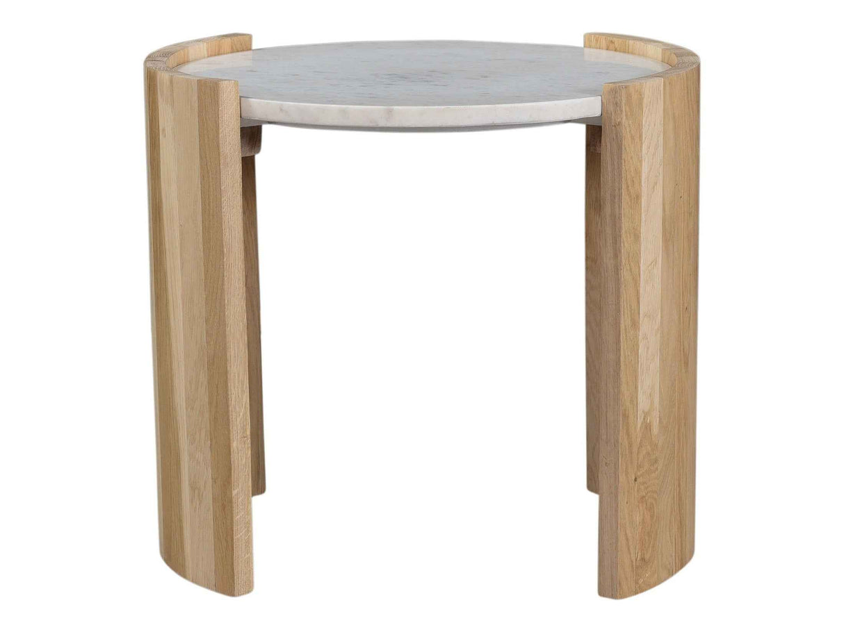 Dala White Side Table