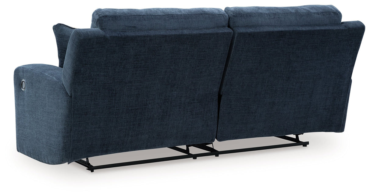 Danum Ink Manual Reclining Sofa by Ashley at Eve Furniture
