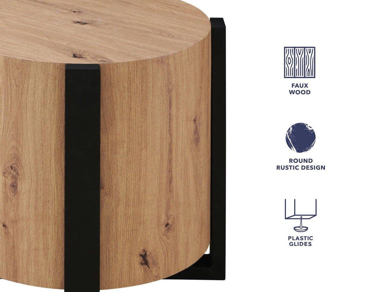 Darcie Faux-Wood End Table by Steve Silver at Eve Furniture