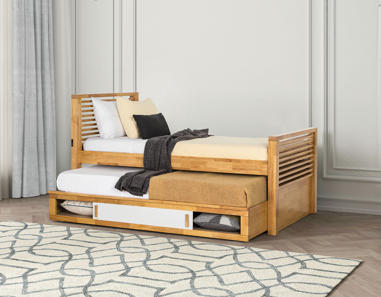 Dayville Light Oak Full Bed by Furniture of America at Eve Furniture