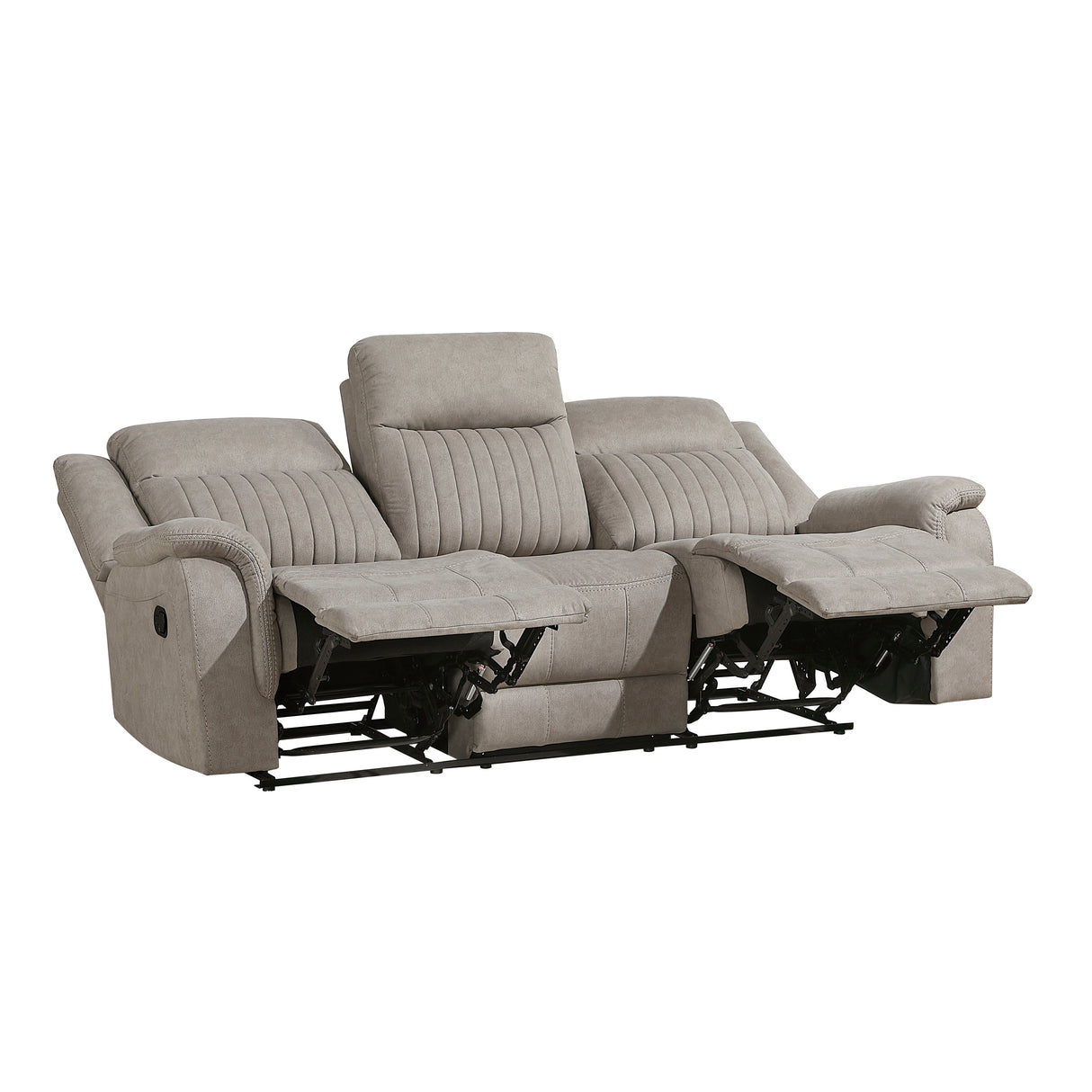 Dean Dove Double Reclining Sofa by Homelegance at Eve Furniture