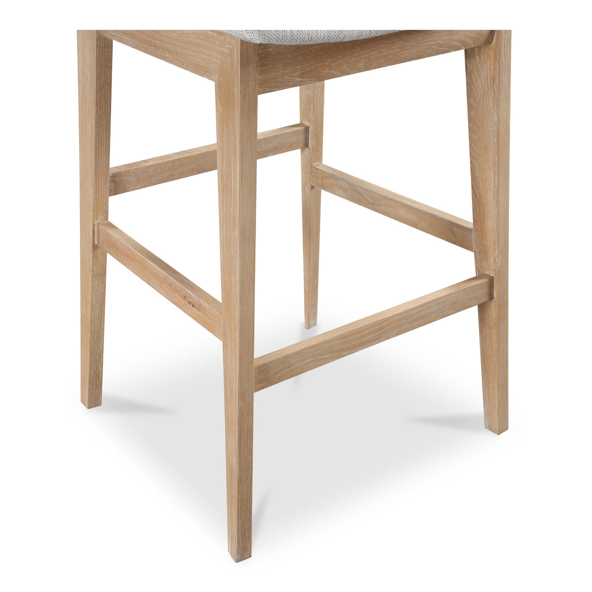 Deco Light Grey Oak Barstool by Moe's Home at Eve Furniture