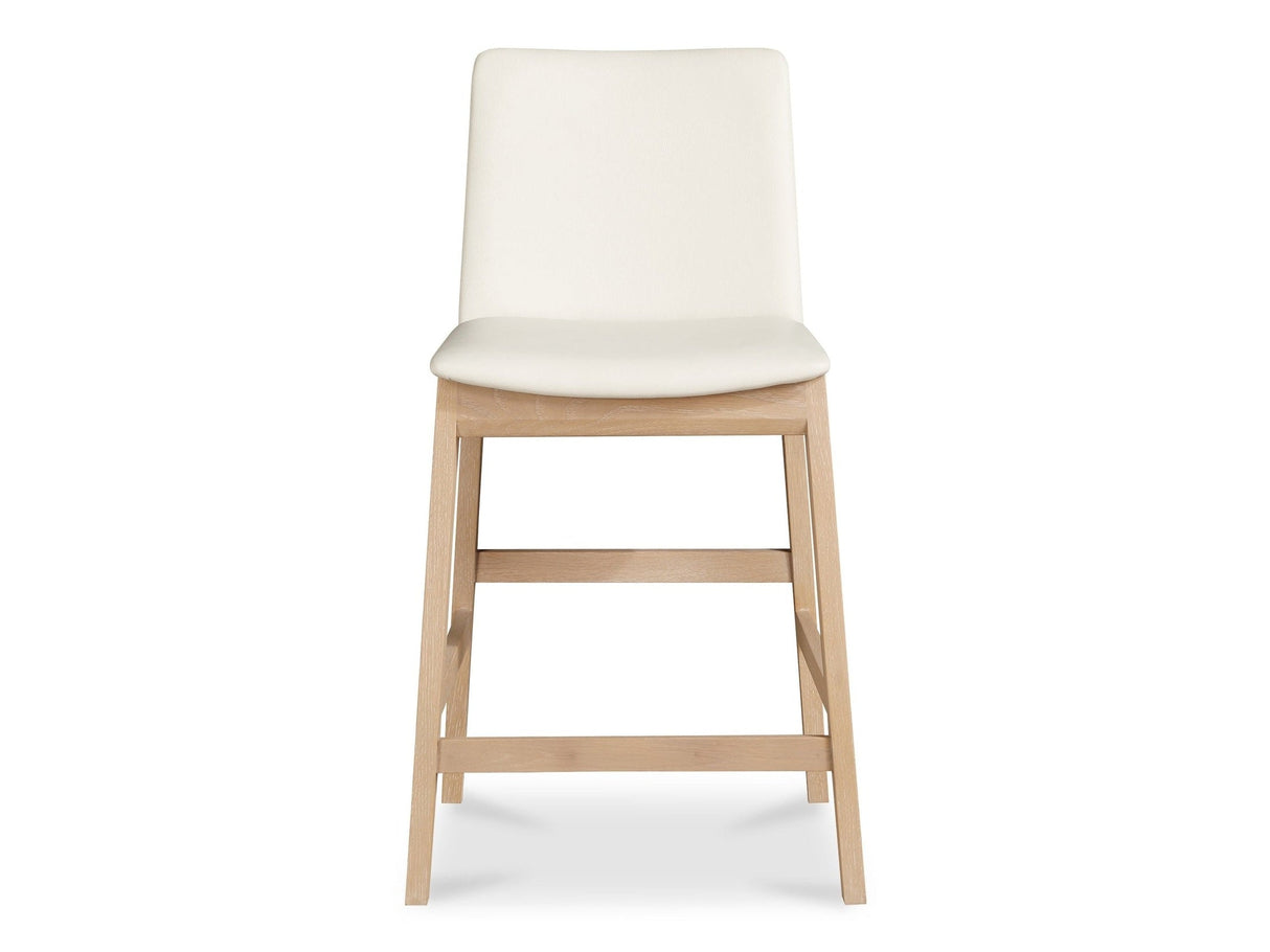 Deco White Oak Counter Stool by Moe's Home at Eve Furniture