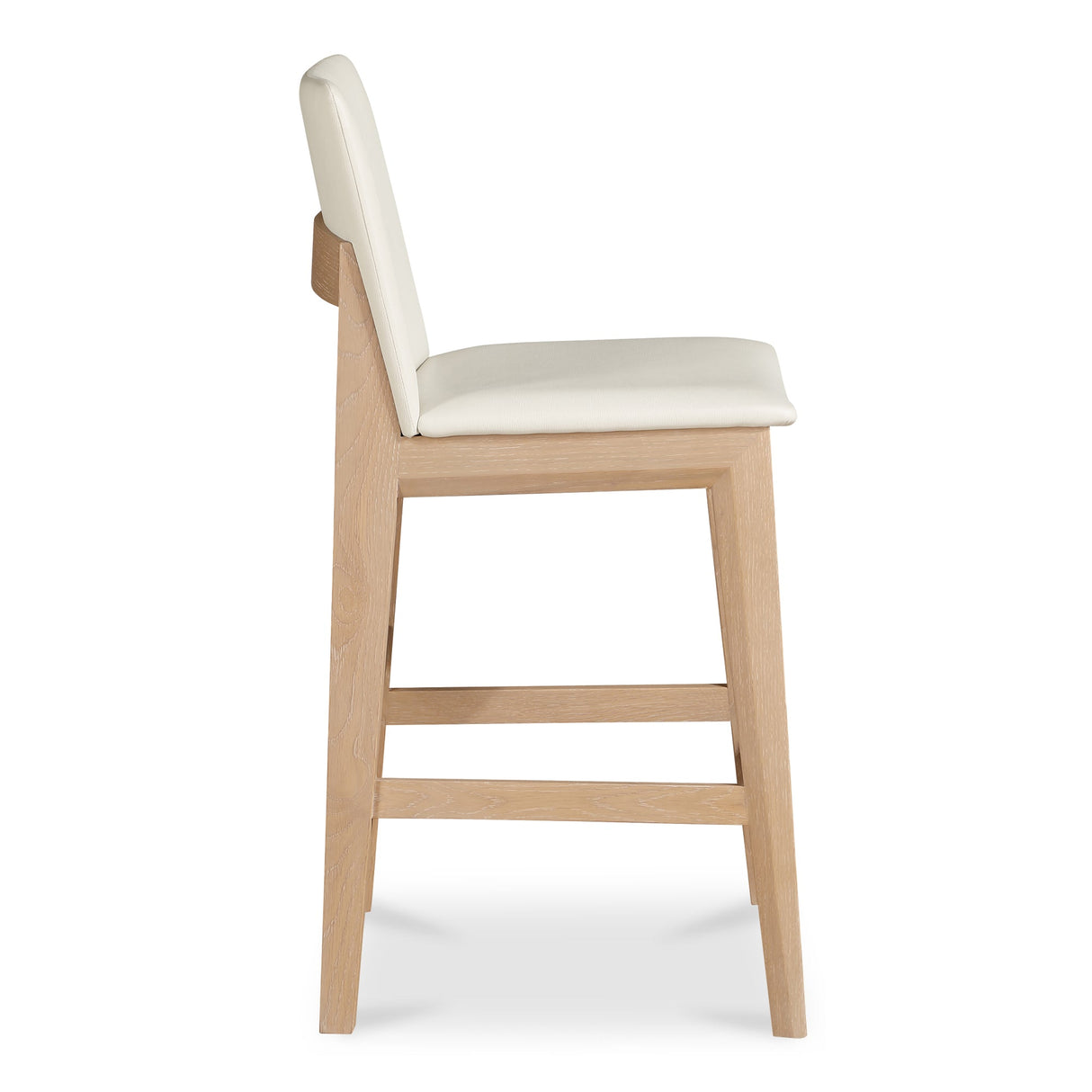 Deco White Oak Counter Stool by Moe's Home at Eve Furniture