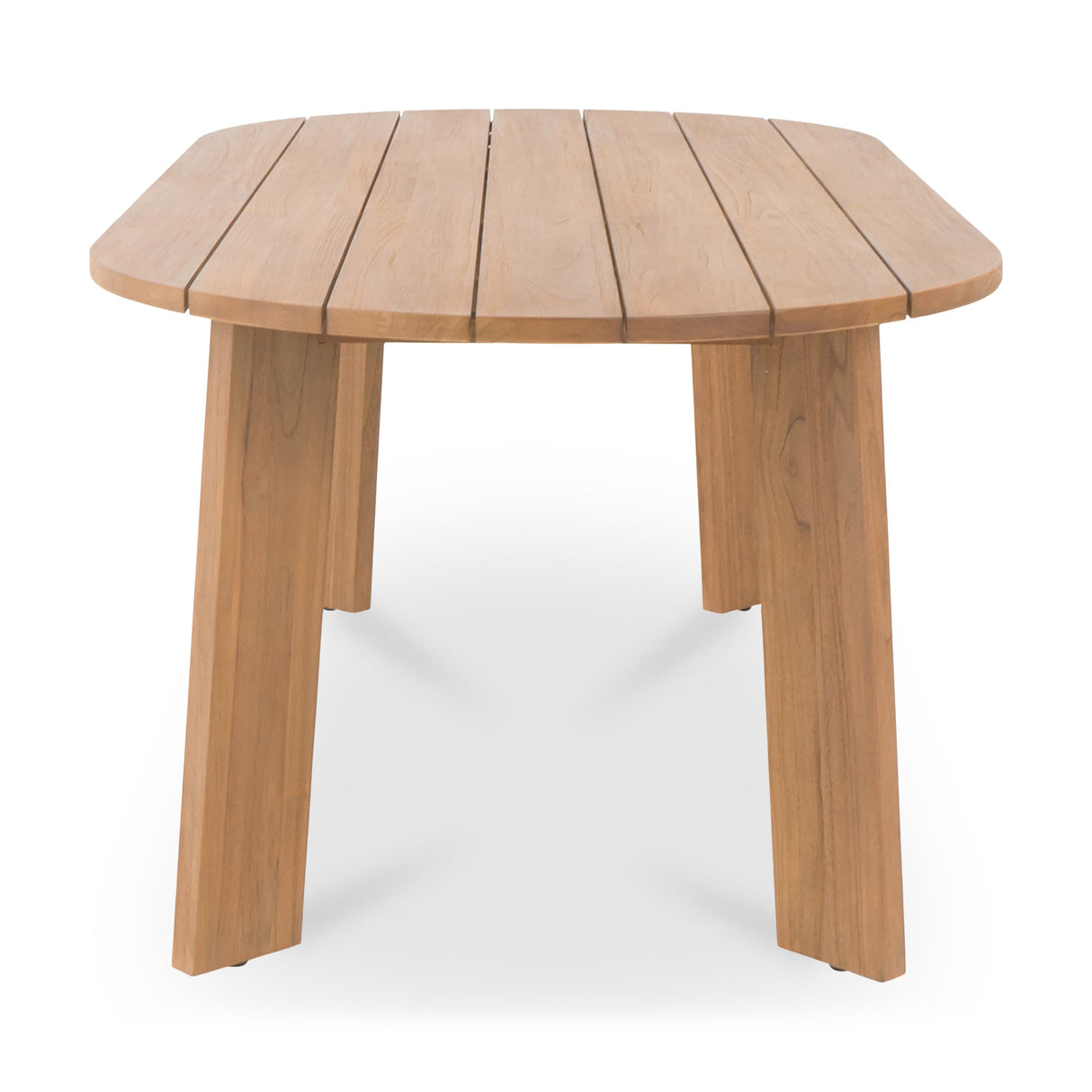 Delta Natural Oval Outdoor Dining Table by Moe's Home at Eve Furniture