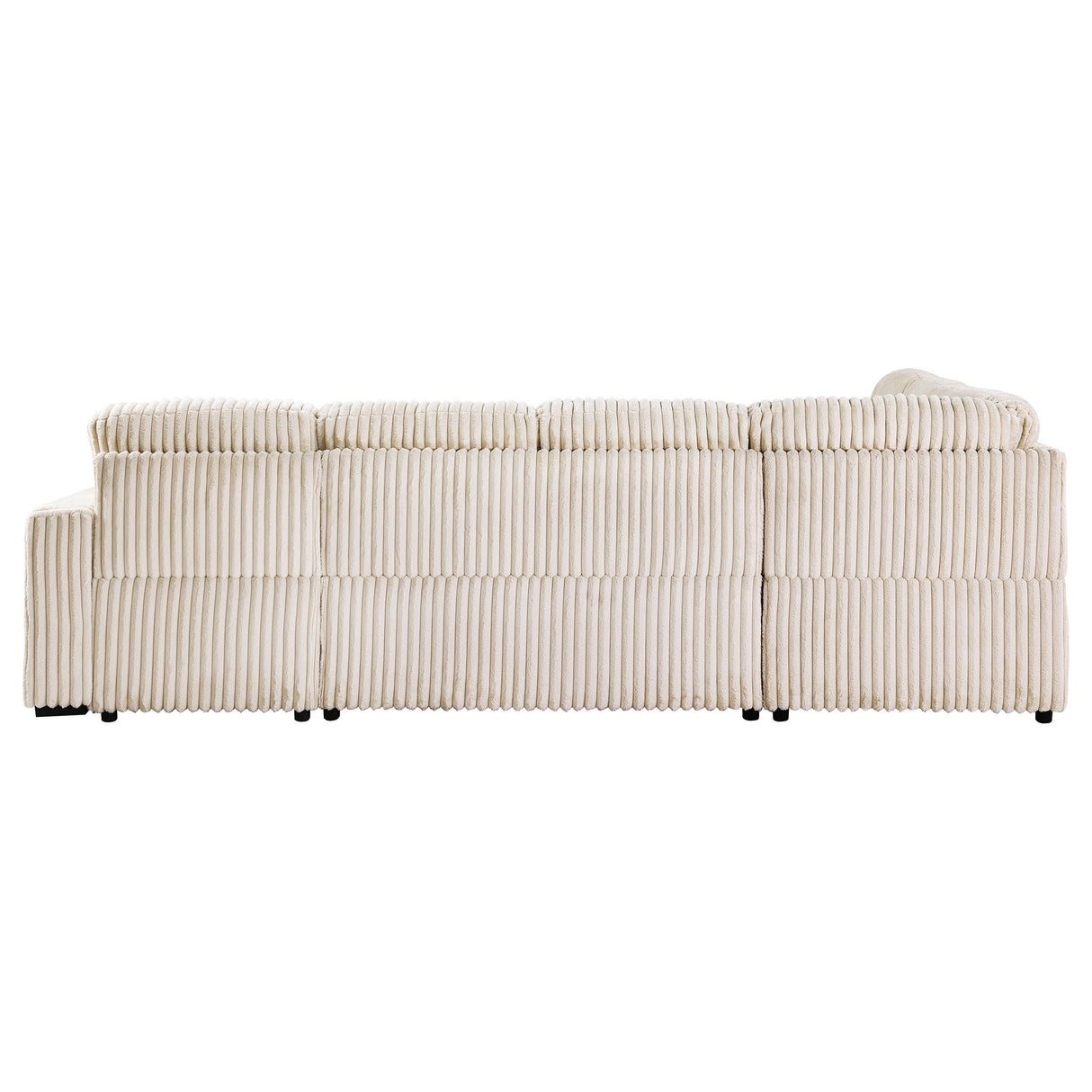 Devonshire Camel Sleeper Sectional Sofa Storage Chaise by Coaster at Eve Furniture