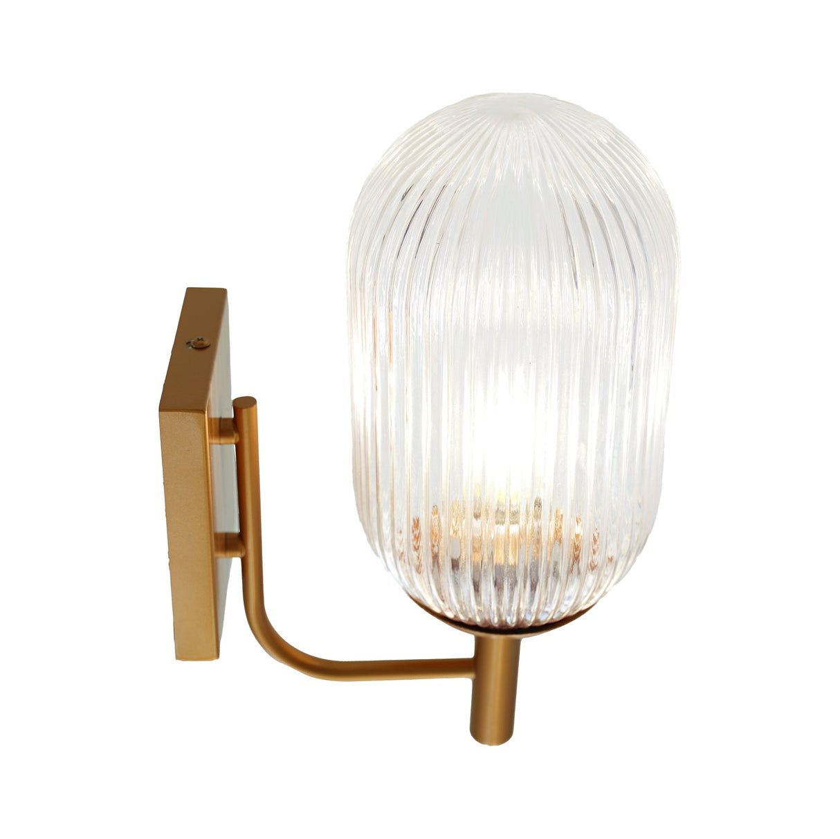 Dewdrop Wall Lamp - Bronze and Clear by Ashcroft Imports at Eve Furniture