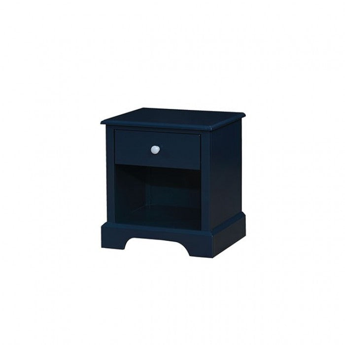 Diane Blue Night Stand by Furniture of America at Eve Furniture
