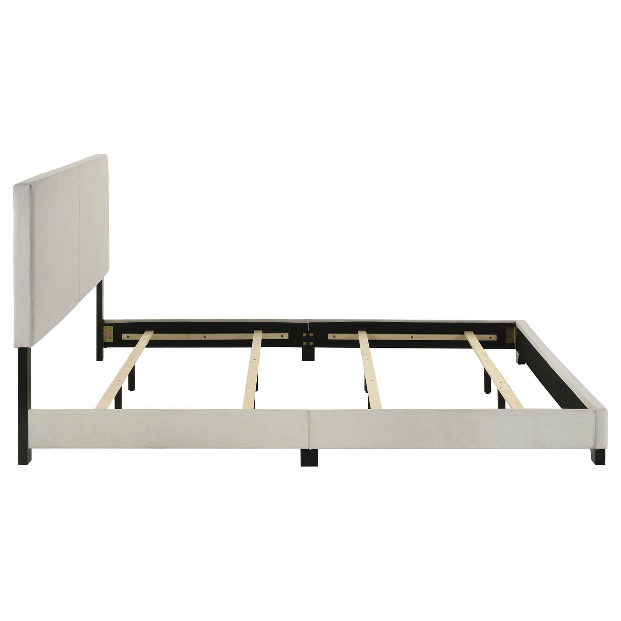 Dorian Cream Upholstered California King Panel Bed by Coaster at Eve Furniture