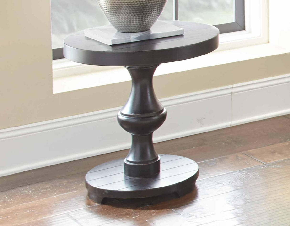 Dory Round End Table by Steve Silver at Eve Furniture