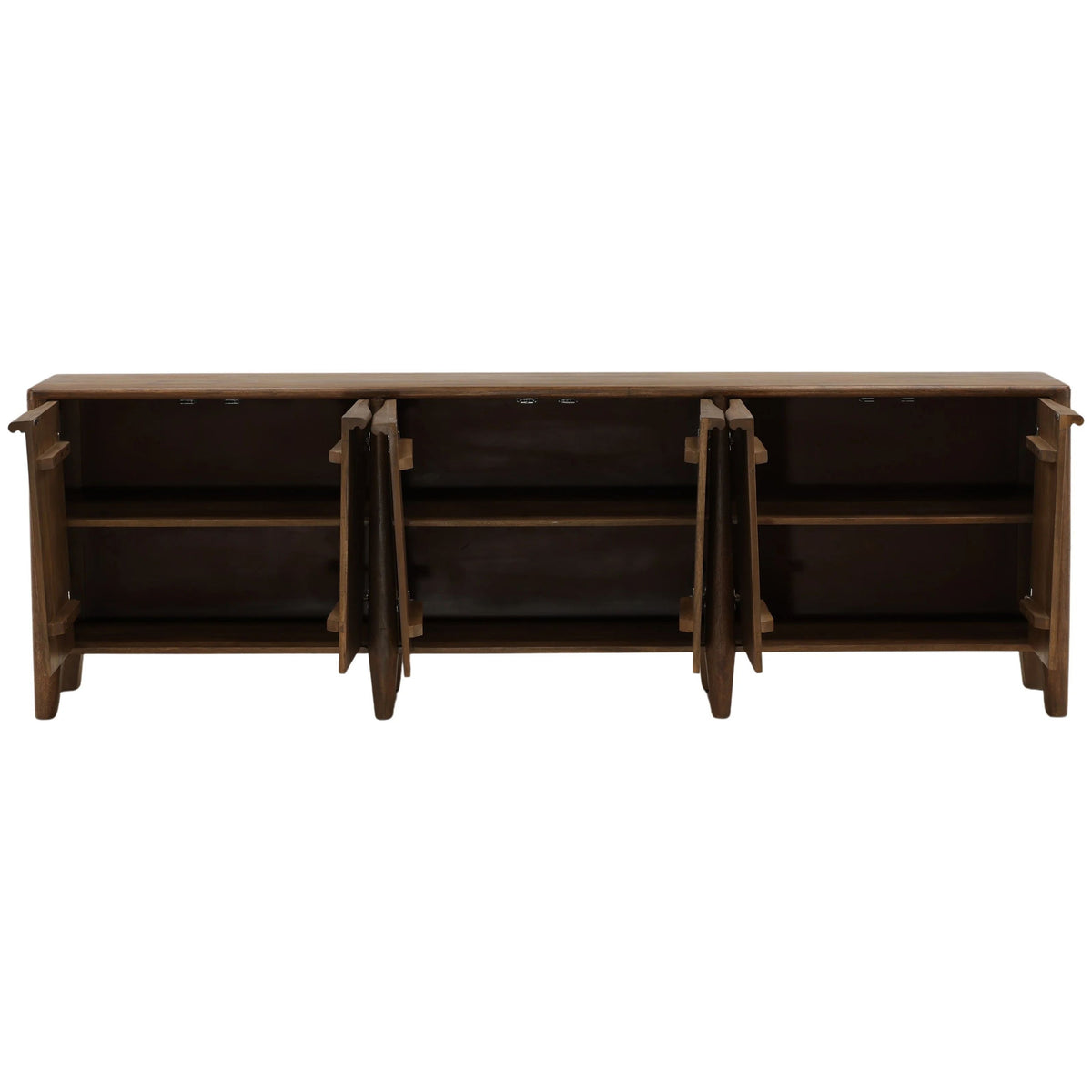 Durant Sideboard, Dark Brown by Dovetail at Eve Furniture