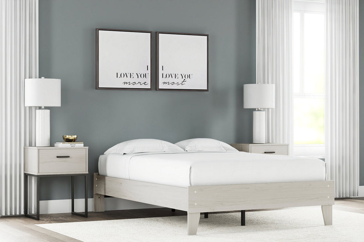 Socalle Light Natural Youth Platform Bedroom Set by Ashley at Eve Furniture