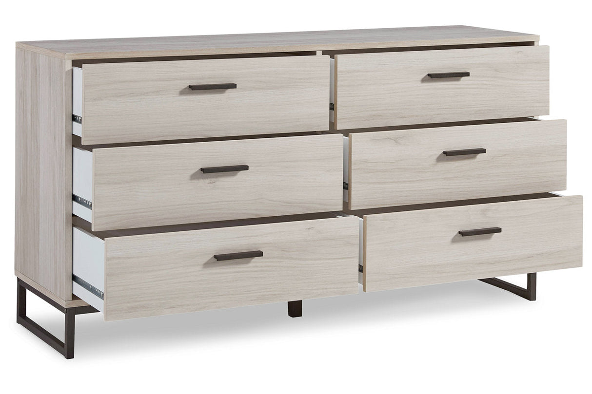 Socalle Light Natural Youth Platform Bedroom Set by Ashley at Eve Furniture