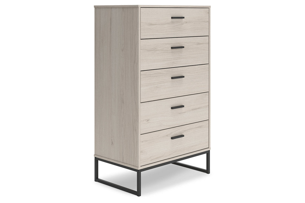 Socalle Light Natural Youth Platform Bedroom Set by Ashley at Eve Furniture