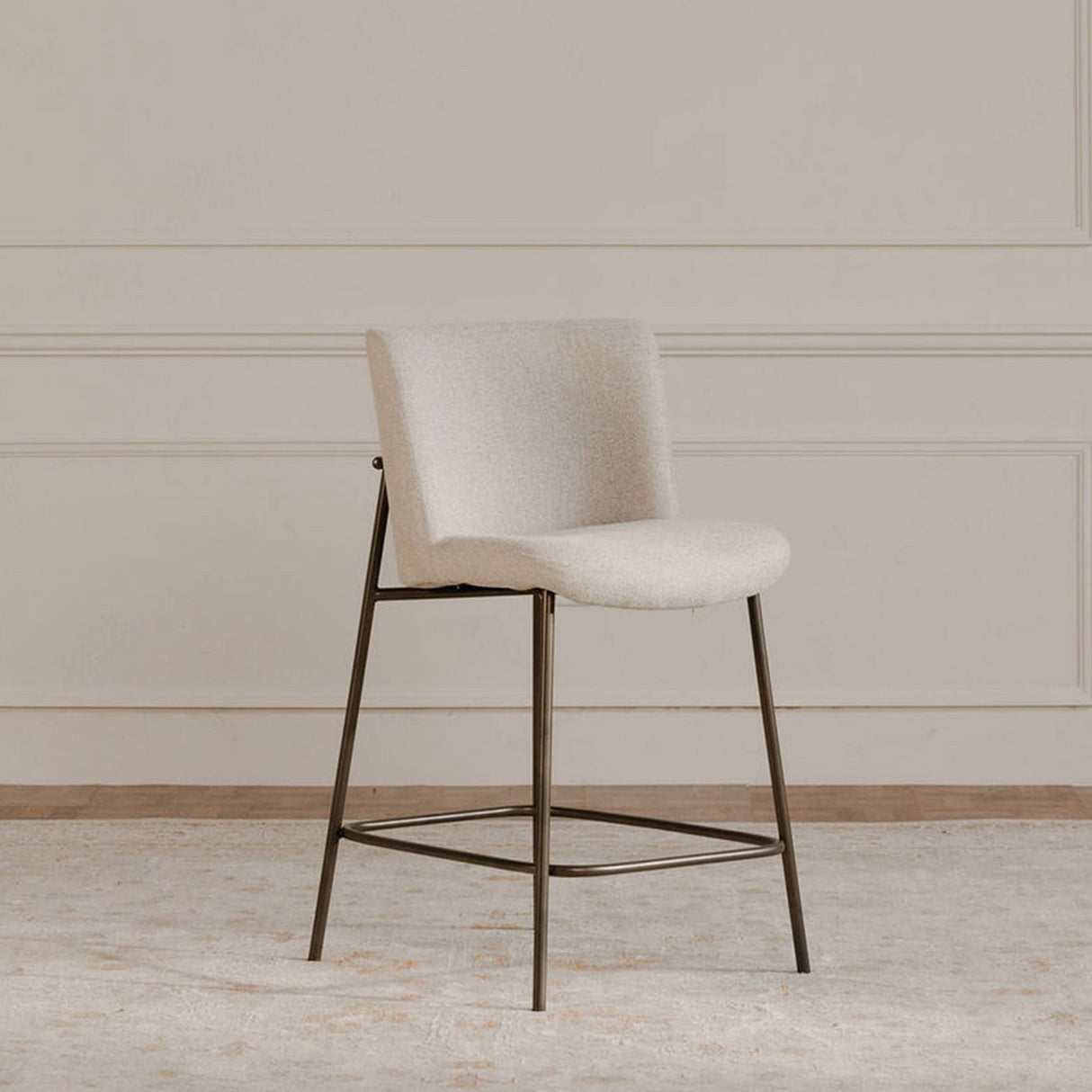 Early Beige Bar Stool by Moe's Home at Eve Furniture