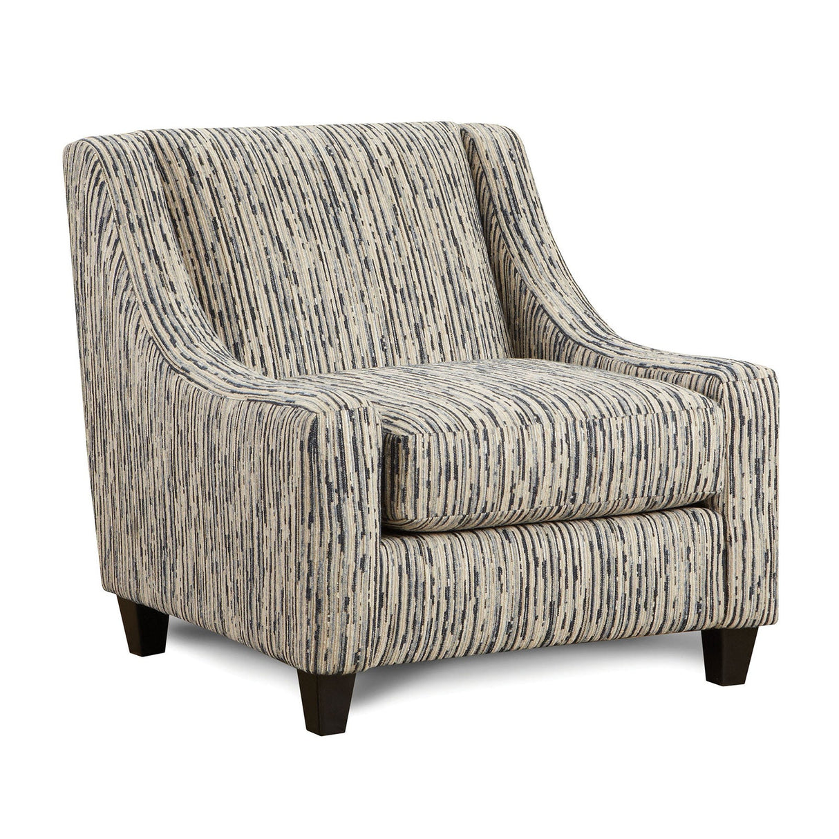 Eastleigh Stripe Multi Chair by Furniture of America at Eve Furniture