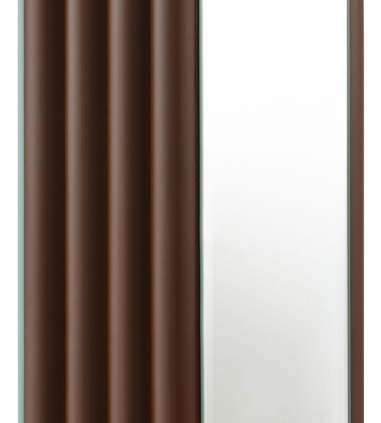 Elena Brown 67-inch Square Tapered Mirrored Floor Lamp by Coaster at Eve Furniture