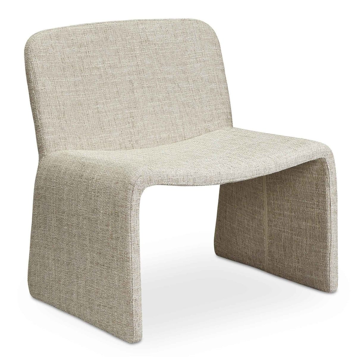 Ella Beige Accent Chair by Moe's Home at Eve Furniture