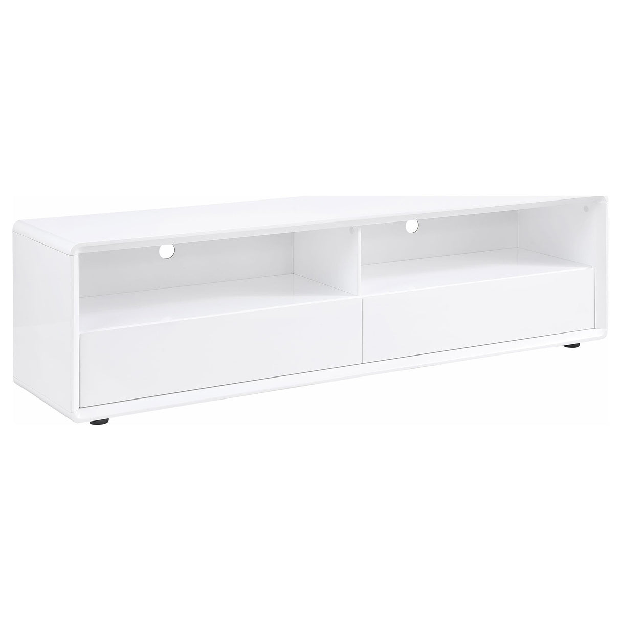 Ellice White TV Stand Media Console by Coaster at Eve Furniture