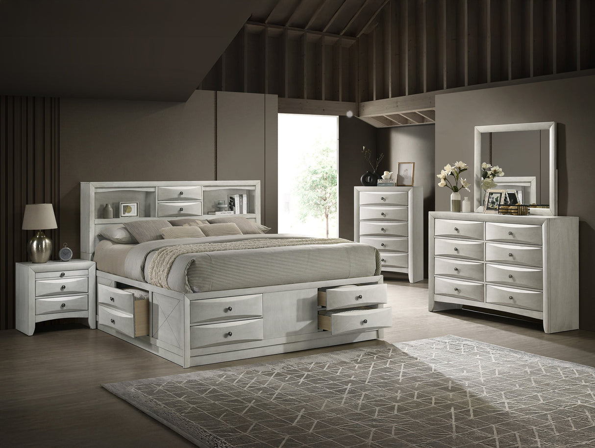 Emily White Dresser by Crown Mark at Eve Furniture