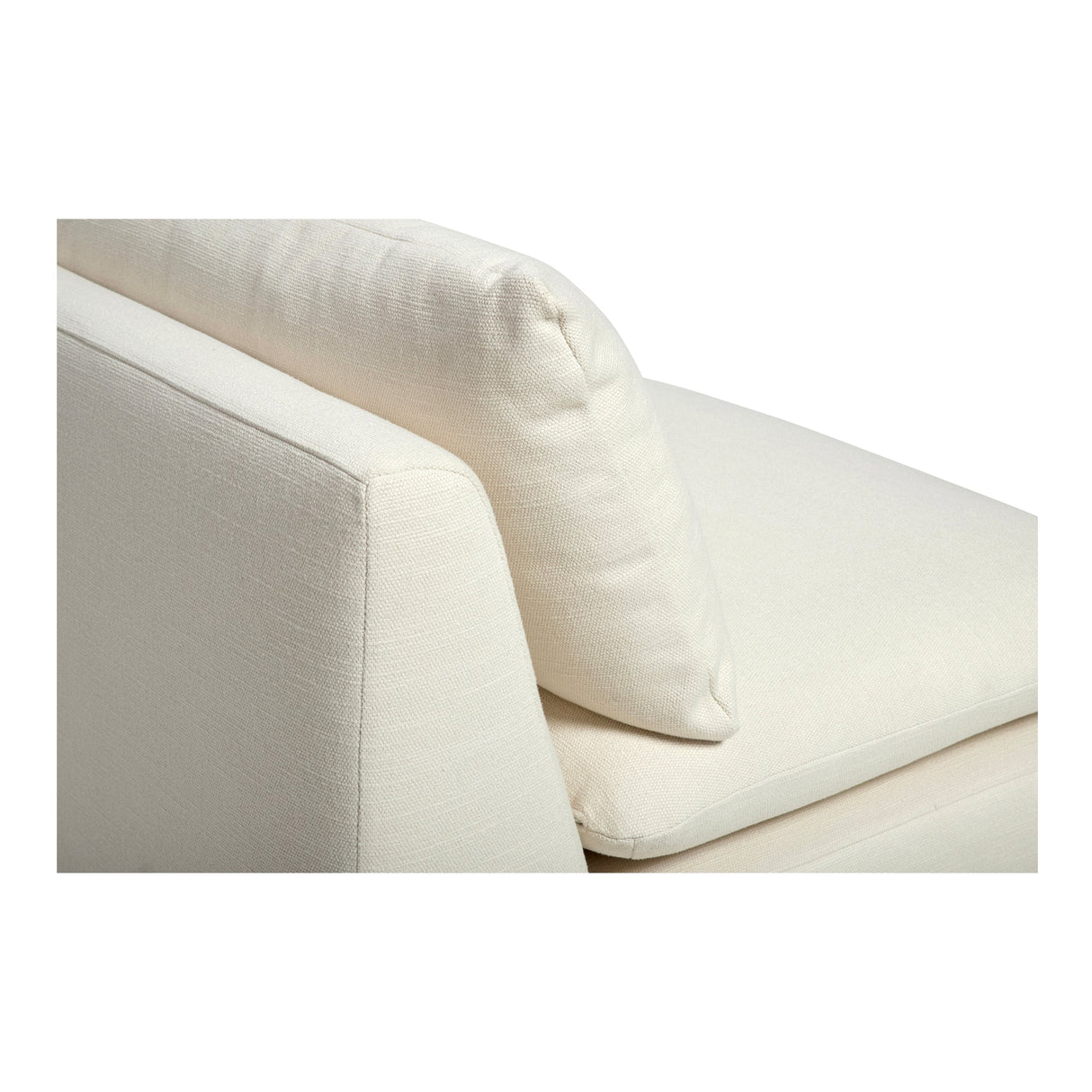 Estelle Cream Lounge Chair by Moe's Home at Eve Furniture