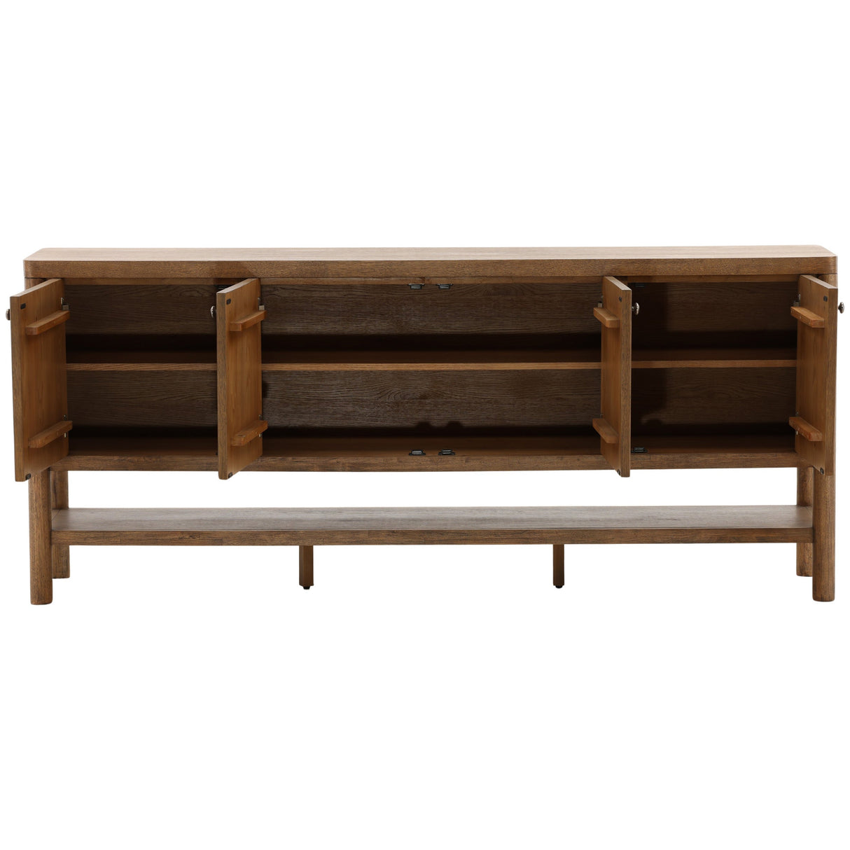 Estrada Sideboard, Dark Brown by Dovetail at Eve Furniture