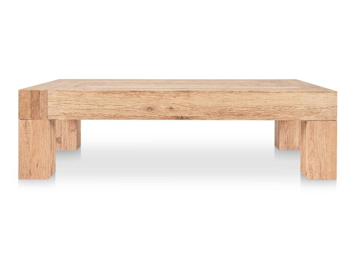 Evander Aged Oak Rectangle Coffee Table by Moe's Home at Eve Furniture