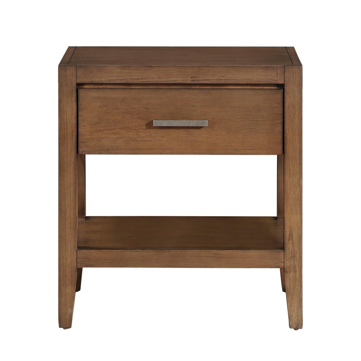 Evans Wire Brushed Light Brown Nightstand by Homelegance at Eve Furniture