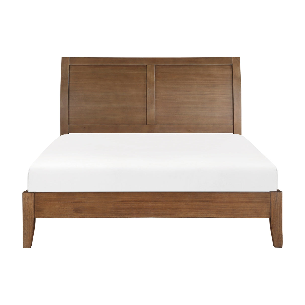 Evans Wire Brushed Light Brown Queen Platform Bed by Homelegance at Eve Furniture