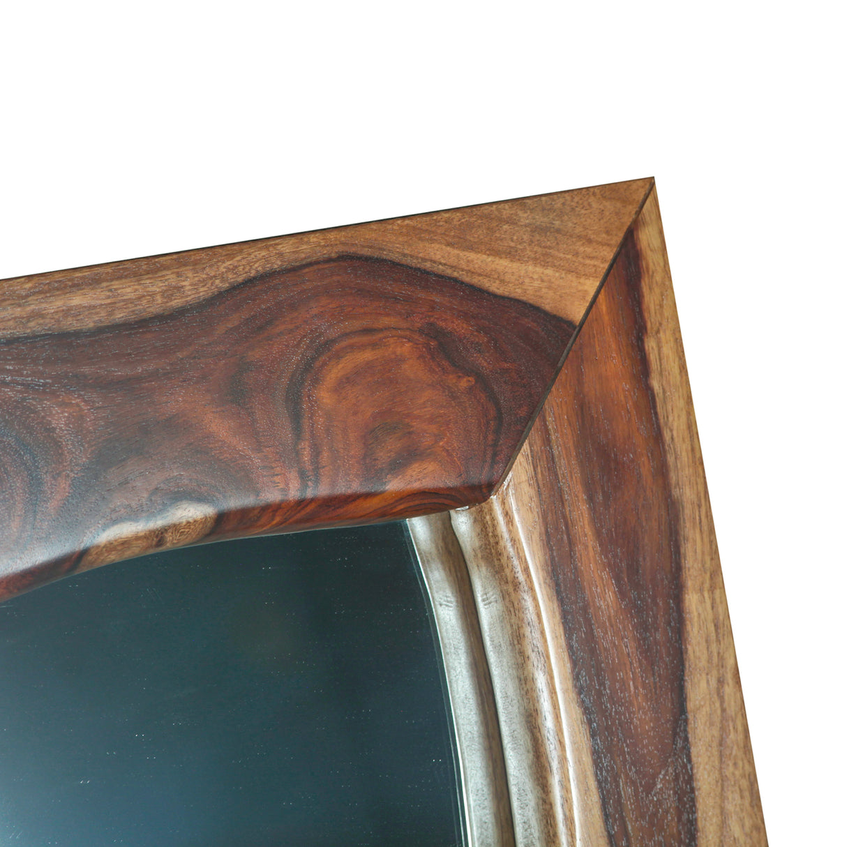 Brisbane 43" Mirror in Natural Sheesham by Home Trends & Design at Eve Furniture