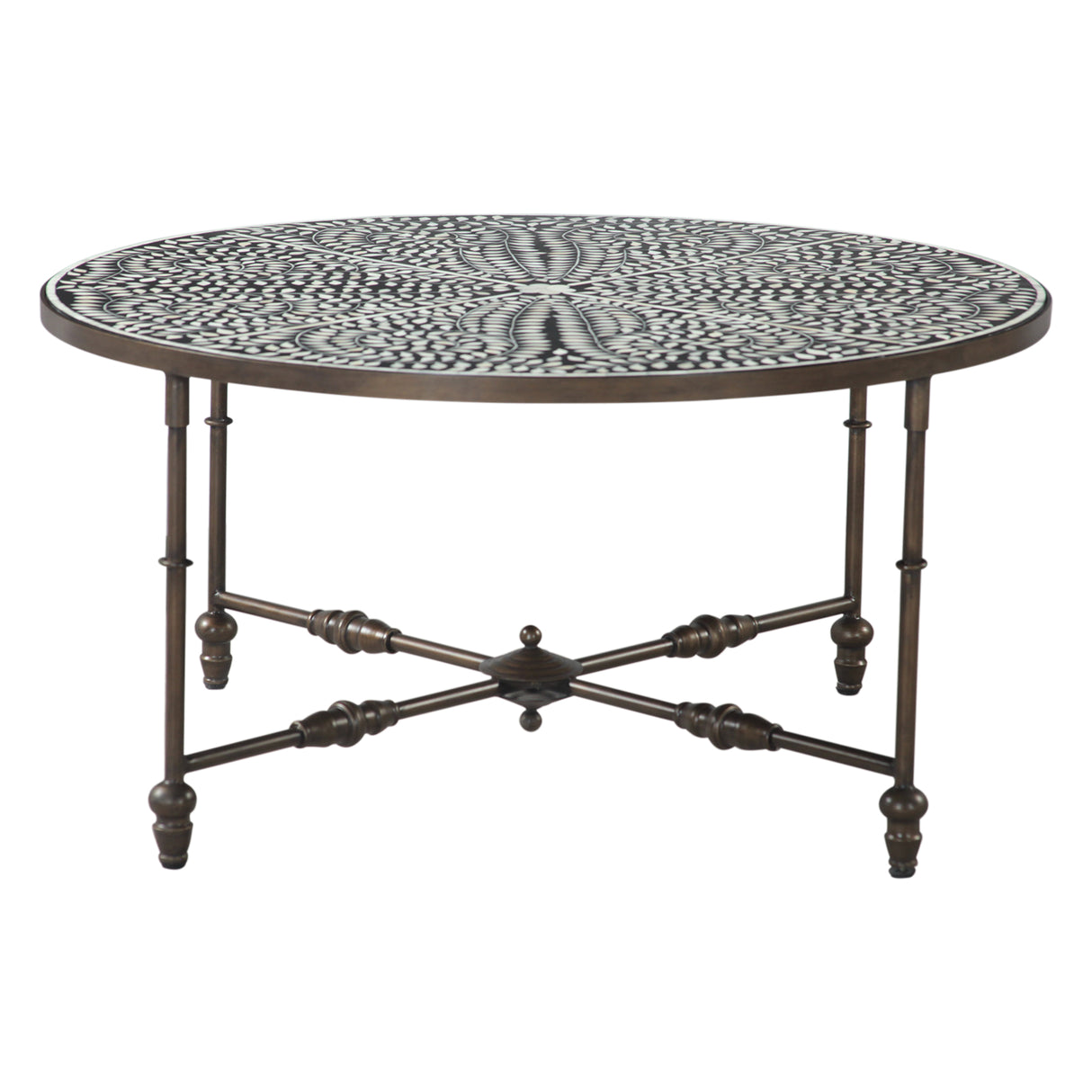 Flagstaff 55" Coffee Table in Natural Distressed Oakhy by Home Trends & Design at Eve Furniture